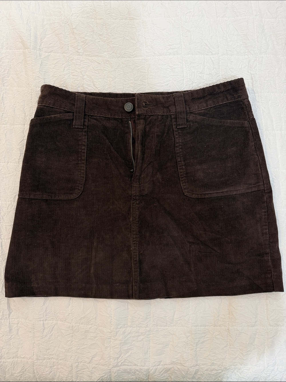 Old Navy Brown Corduroy Mini Skirt